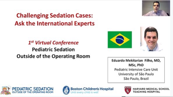 Pediatric Sedation Outside of the OR Conference on X: Next up in the  #PediatricSedation symposium is Dr. Eduardo Mekitarian Filho from Brazil.  Follow along with us using #PedSedation2020!  / X