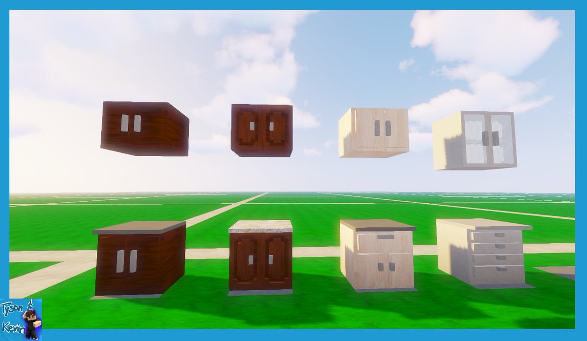 TysonAndKevin's tweet photo. Have some more furniture!! #minecraft #chiselandbits #minecraftbuilds https://t.co/VTWw82I4B2