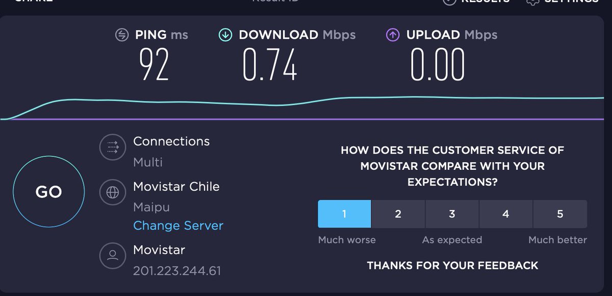 CamiloCapuccino's tweet photo. @AyudaMovistarCL nulo servicio de internet llevo más de un mes reclamando y no pasa nada, quedan de venir y no lo hacen, finalmente cuál es la solución? https://t.co/OVg5t6yIfE