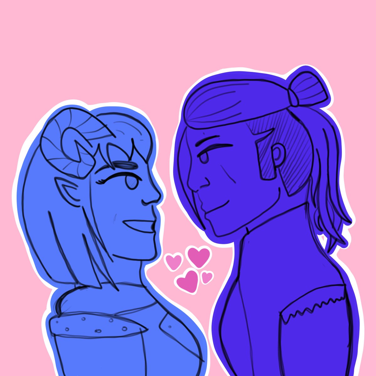 mcaleasart's tweet photo. so i saw something about #beaujesterweek2020 and i have no time so please accept this sketch because i love them 

#beaujester #beaujes #criticalrolefanart https://t.co/MsAouvZBlE