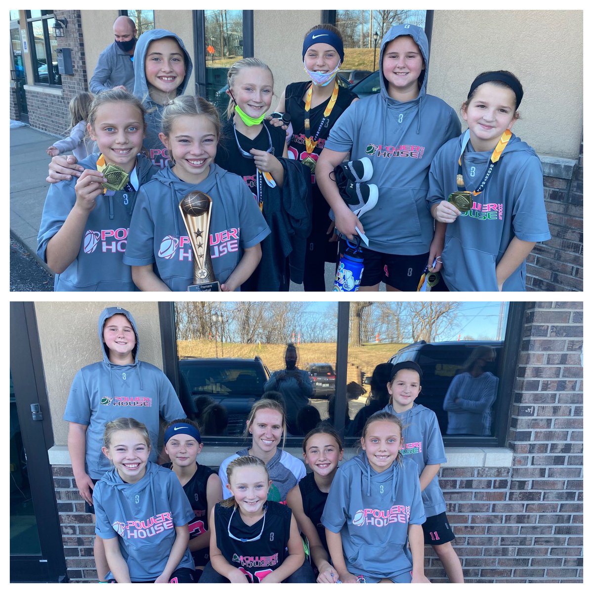 Champions!!  It was a great weekend of basketball!  I’m so thankful the girls can play right now.  Way to go girls!  So proud of you!! 💪❤️🏀 Powerhouse Hoops Pink 2028 #maybturkeytrot #firstplace <a href="/kerrydarting/">dartingbasketball</a> <a href="/MissouriPhenom/">Phenom Basketball</a>