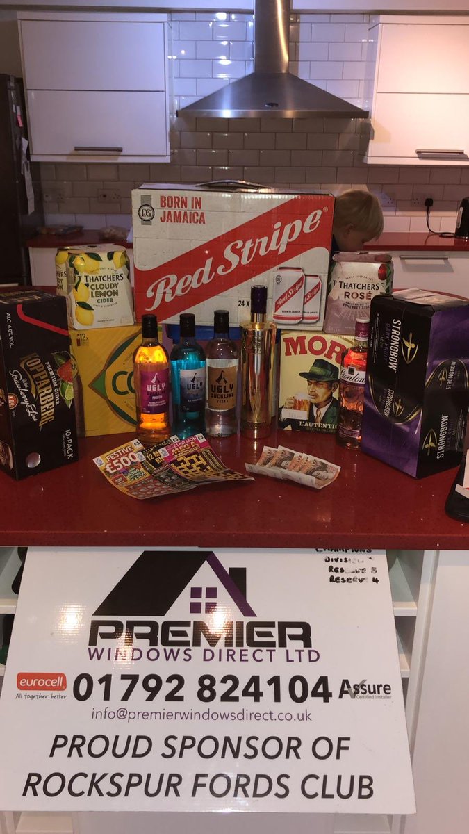 RockspurFords's tweet photo. Congratulations to our gaffa @MSmithy85 on winning this weeks @DirectPremier bonus ball ⚽️🍺💵 #FIX #greatsponsors #oneclub #upthespurs @SupplementsThor https://t.co/KJnTG1zwq2