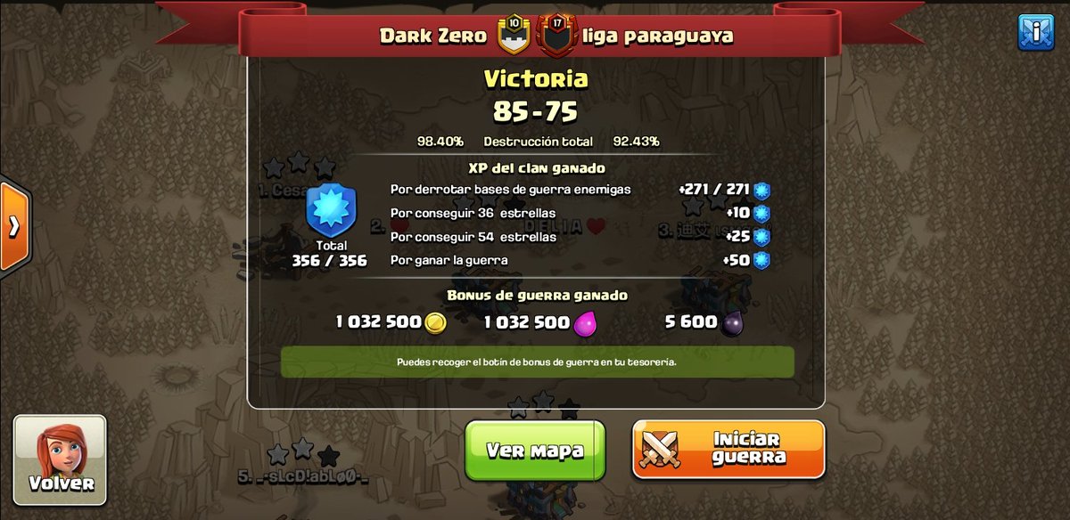 ZeroFamily05's tweet photo. Volviendo a las randoms. Estrenando el nivel 10 😍😍 y nos llevamos la Victoria. DZ is back😎👀
Gg @liga_paraguaya https://t.co/oaRODUBxDu