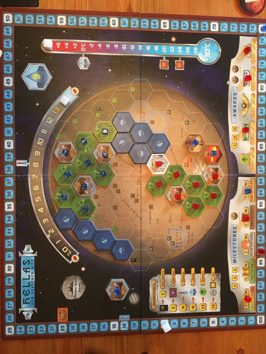 GladdingSean's tweet image. Won #TerraformingMars on 2020-11-15 with 2 players, winning score: 94 #bgstats
