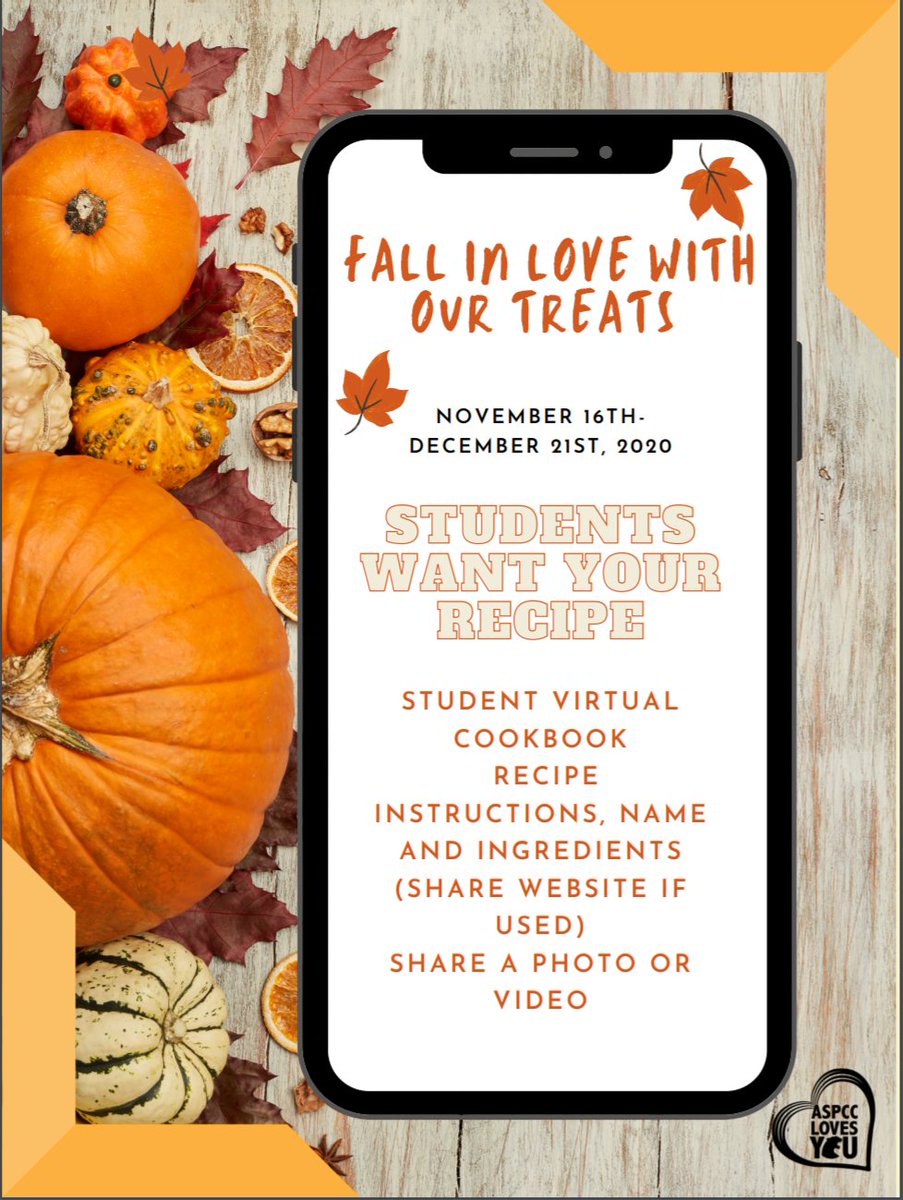 PCC_DSC's tweet photo. Do you love pumpkin as much as we do?! Join our virtual PCC cookbook by submitting your favorite pumpkin recipe to this form: https://t.co/o3VWXZuYYm Pumpkin in all its forms is welcomed!

What you'll get: A digital cookbook of all the recipes! https://t.co/q0XEiPkNM8