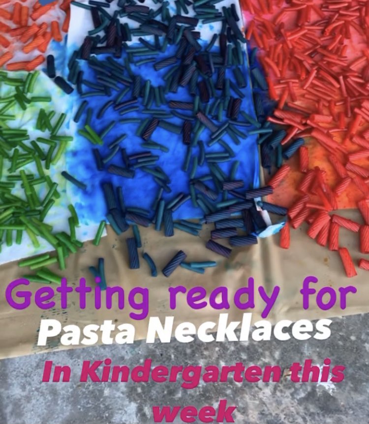 OGESKinderkids's tweet photo. Prepping for our “Feast Day” activities!#pastanecklaces #makingpatterns #finemotorskills @oakgrovebraves https://t.co/wRQ5rjpR6U