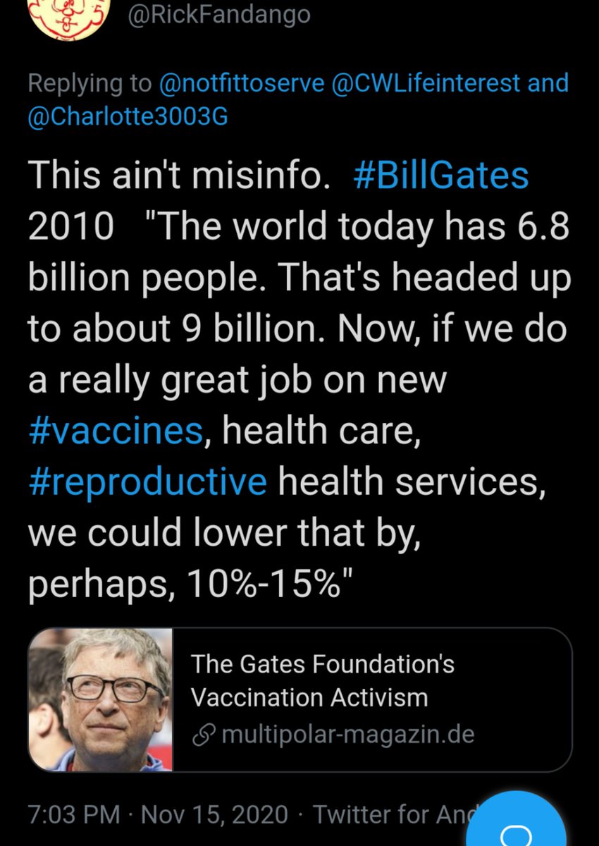 Improving access to healthcare, family planning & education leads to smaller family sizes. This is clear from history - look at Europe.That's all Bill Gates means by this statement about lowering the world's population.He's not trying to kill anyone, that's nonsense.