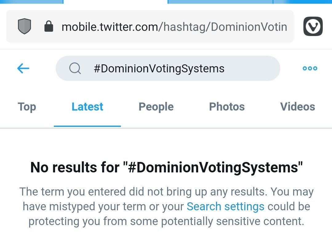 wojcieche's tweet image. Apparently no one on Twitter tweeted about Dominion Voting Systems, not even me. 🤷‍♂️😂🤡

#BigTechCensorship
#BigTechElectionInterference

#StopTheCheating #StopTheSteal #StopTheFraud