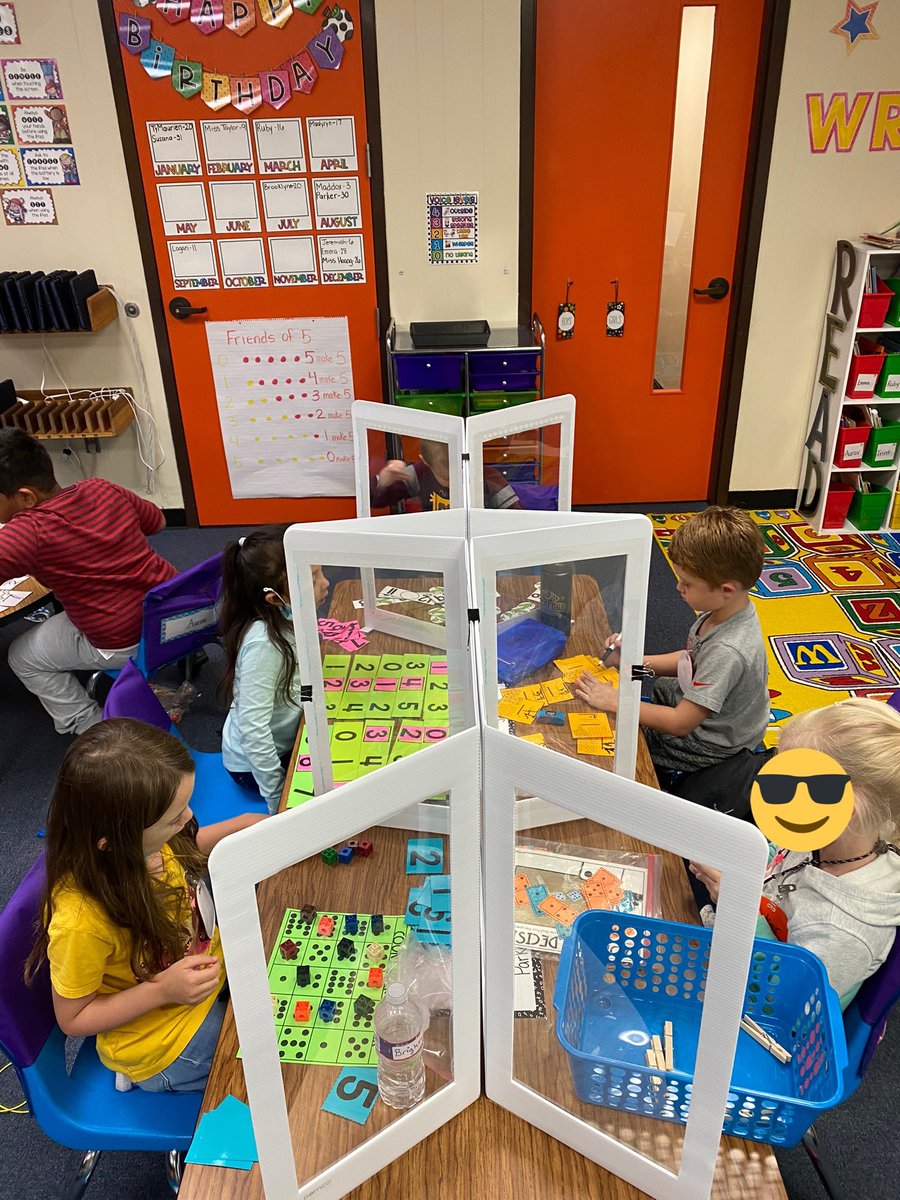 HewittElem's tweet photo. Miss Taylor’s kindergartners learned a new math station last week. They had a ton of fun with their hands on math manipulatives.
#hewittheroes #hewittstrong https://t.co/zFsfNfFD7w