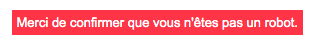 Je tente d'envoyer un message sur le site <a href="/UnionHlm/">UnionHlm</a> pour poser une question.❓Mais chaque fois, on me répond "Merci de confirmer que vous n'êtes pas un robot" Avec aucun moyen de le faire. Donc je vous le dit ici <a href="/UnionHlm/">UnionHlm</a> : "je ne suis pas un robot" 
Et vous ?🤖
#simplification