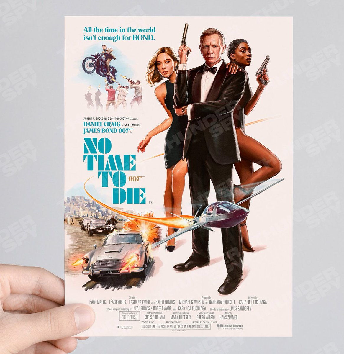 thricechampion's tweet photo. Bond quiz time!

For the chance to WIN one of my A5 No Time To Die art cards > https://t.co/UclOPf25bW Just RT this post and tell me in which film James Bond wears the outfit pictured! 

Two random winners to be drawn noon tomorrow 17 Nov 2020, with another puzzle to follow! https://t.co/tFlXaZRAzn