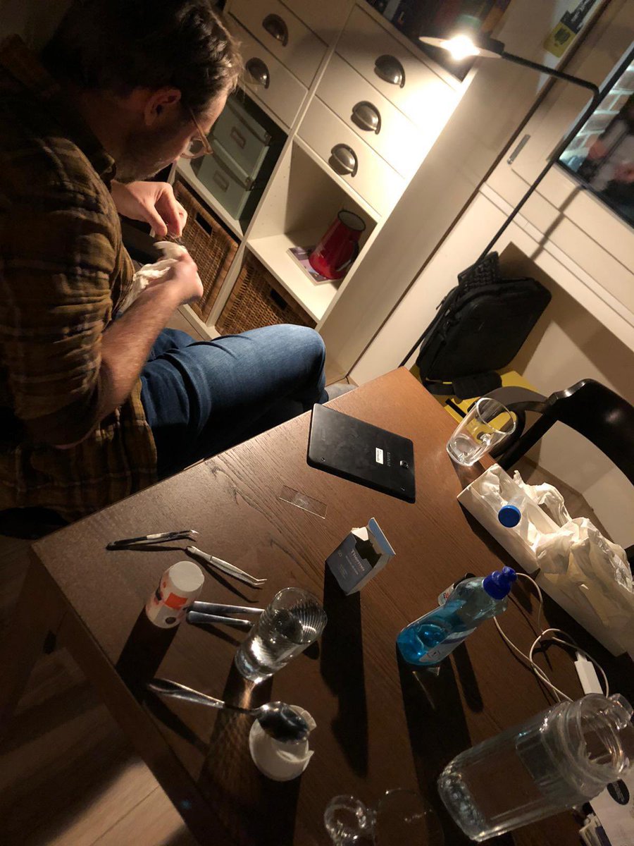 JoramMooiweer's tweet image. Fun! So, I just made DNA with my own DNA🧬. How was your evening? #kitchenscience #craftingfornerds