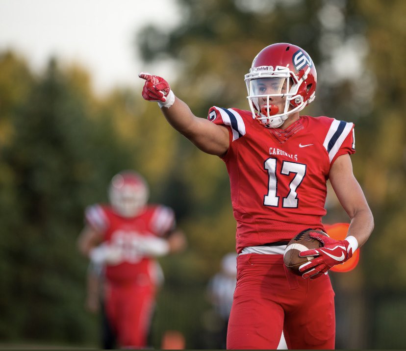 BatisteTj's tweet photo. #AGTG Blessed to receive an offer from SVSU!! Thanks to @DB_McKeown &amp; @rbrady1313 for this opportunity. #GoCardinals ⚪️🔴 https://t.co/PwTquFs1Ad