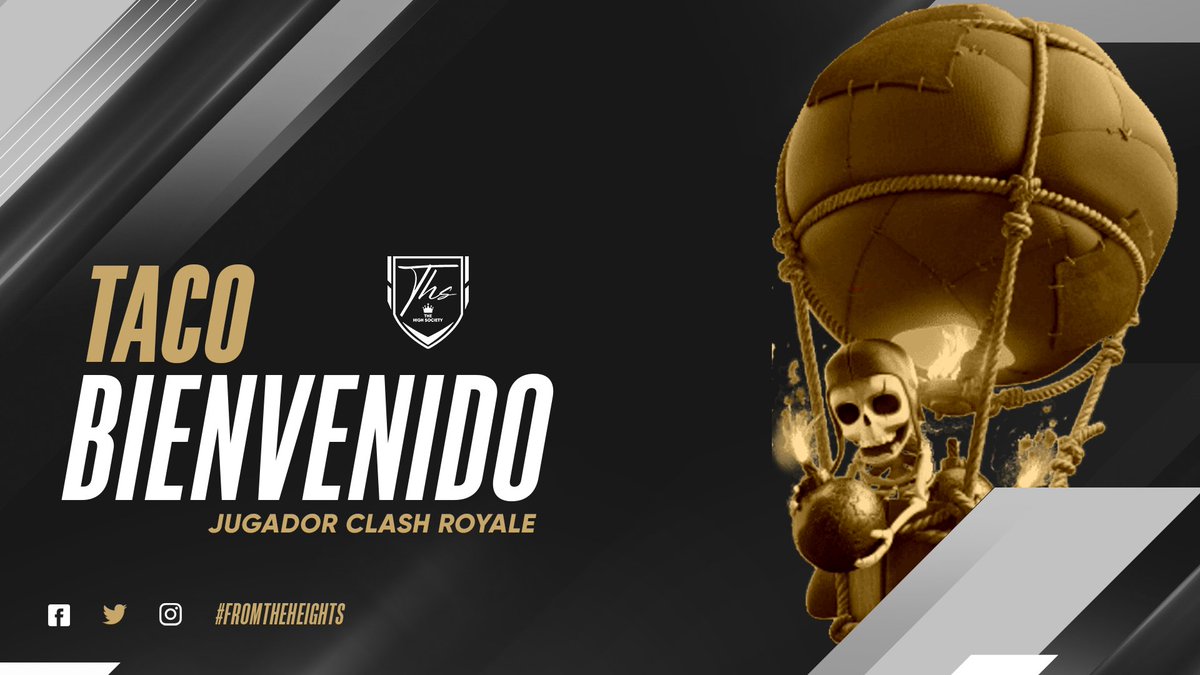 TheHighSociet11's tweet photo. #ClashRoyale • ¡Presentación! 🤩

Desde Panamá 🇵🇦 llega un nuevo fichaje que buscará arrasar con todo lo que se cruze en su camino hacia la gloria. 😱
Tenemos en honor de presentar a: 

🕵🏼‍♂️ @TacoRoyale507 

¡Bienvenido Taco! 🌋 https://t.co/nJzixq8bTv