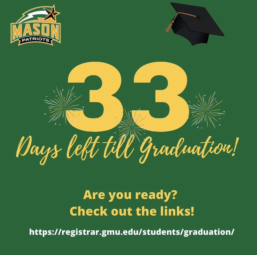 IbraaBen's tweet photo. Let’s celebrate safely as you look onward to your next chapter. 🎓  
#GMUGradCheklist #GMUSeniorQuote #Grad2020 #MimsPR @Lunchy88 @notchuckhardy @GianellaContr20 @JacobMkn20 https://t.co/DZNYKGsdjV
