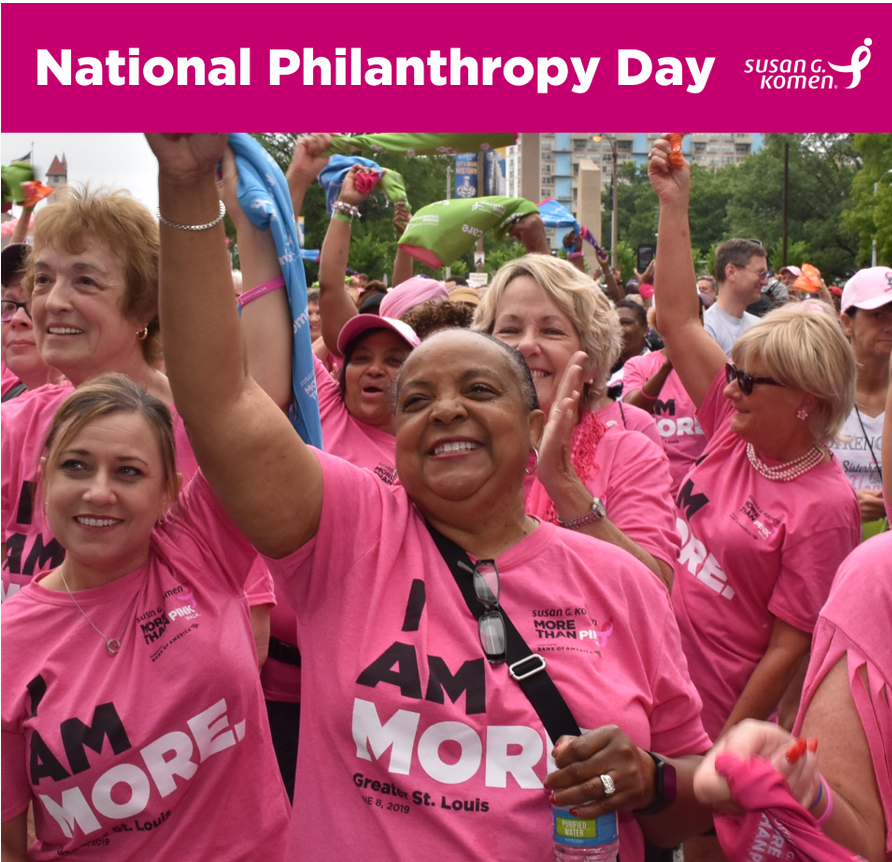 KomenOregon's tweet photo. On #NationalPhilanthropyDay, we want to recognize all of the volunteers, donors, fundraisers &amp; supporters for their commitment to our cause. W/ your help ,we will save lives &amp; end breast cancer. Your generosity means everything <3. https://t.co/VXo8cl7u44