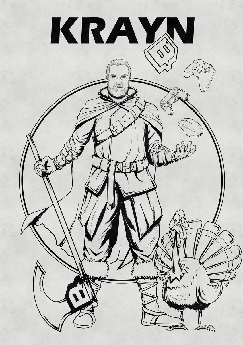 gregp66's tweet photo. Encrage de l'illustration du fanart de @KraynJV  et du glouglou fini pendant son live, on passe à la couleur.
#illustration #glouglou https://t.co/3eKvRz2JIC