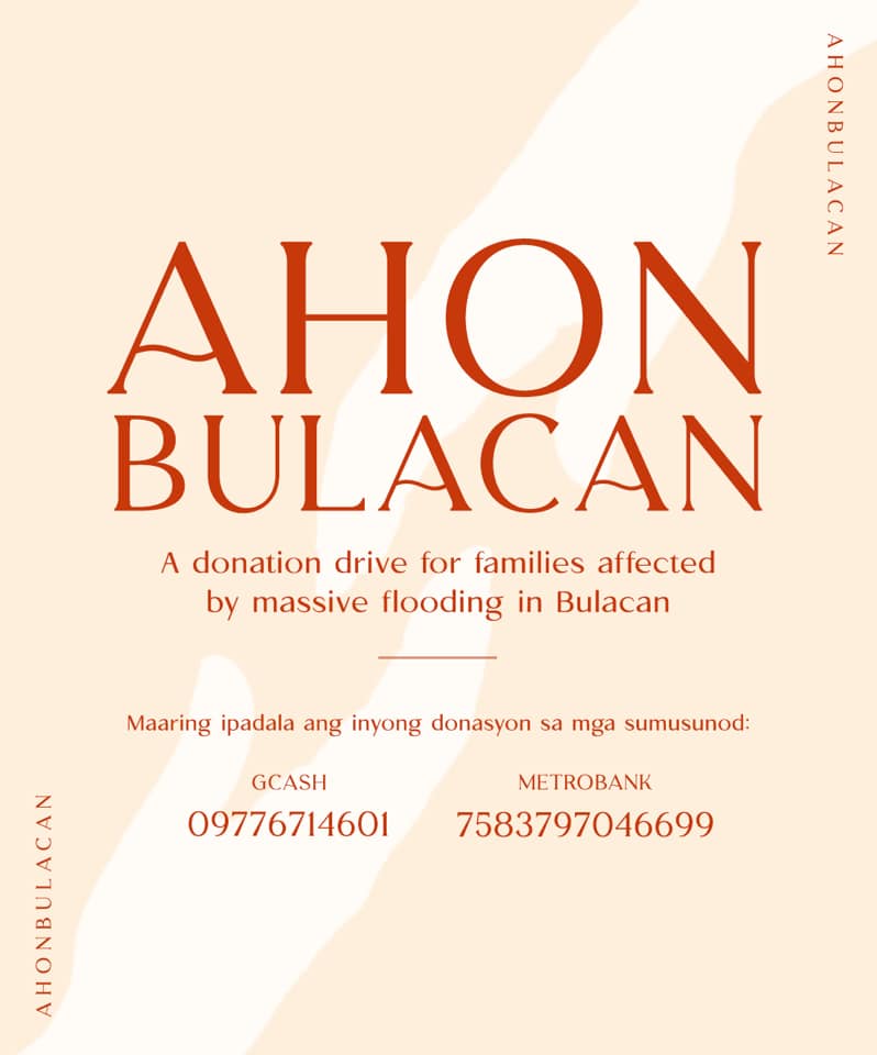 Ahon Bulacan will use cash donations to buy food, water, and hygiene kits for those affected by heavy flooding in Bulacan. A transparency report will also be released to show how funds are used  https://bit.ly/3kwQEJd 