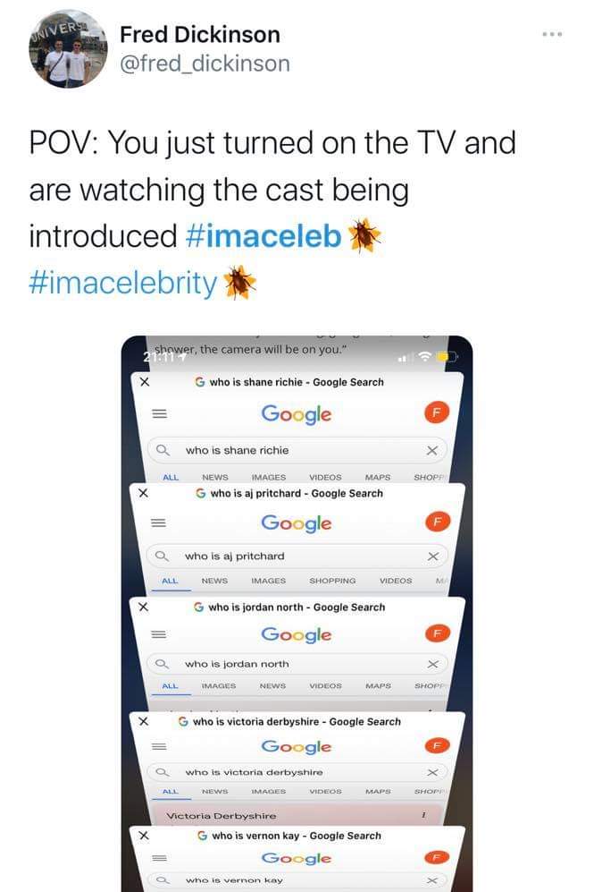 ScottAmii's tweet photo. If you are doing this you are too young and should be in bed 🤣🤣 @antanddec @imacelebrity #ImACeleb #imacelebrity https://t.co/iKC5iKPUcU