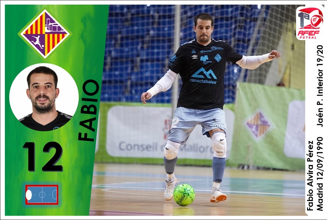 celebracionde99's tweet photo. #BuenasNoches cerramos los #Cromos de la #Jor8 y el día por todo lo alto...y es que el protagonista... y su equipo @PalmaFutsal están haciendo una gran temporada 👏👏#CromoFutsal para @SuperFabio12 que en la #Jor8 realizo una gran actuación ENHORABUENA 💪💪💪 #ILoveFutsal❤ https://t.co/w9GER6UTHz