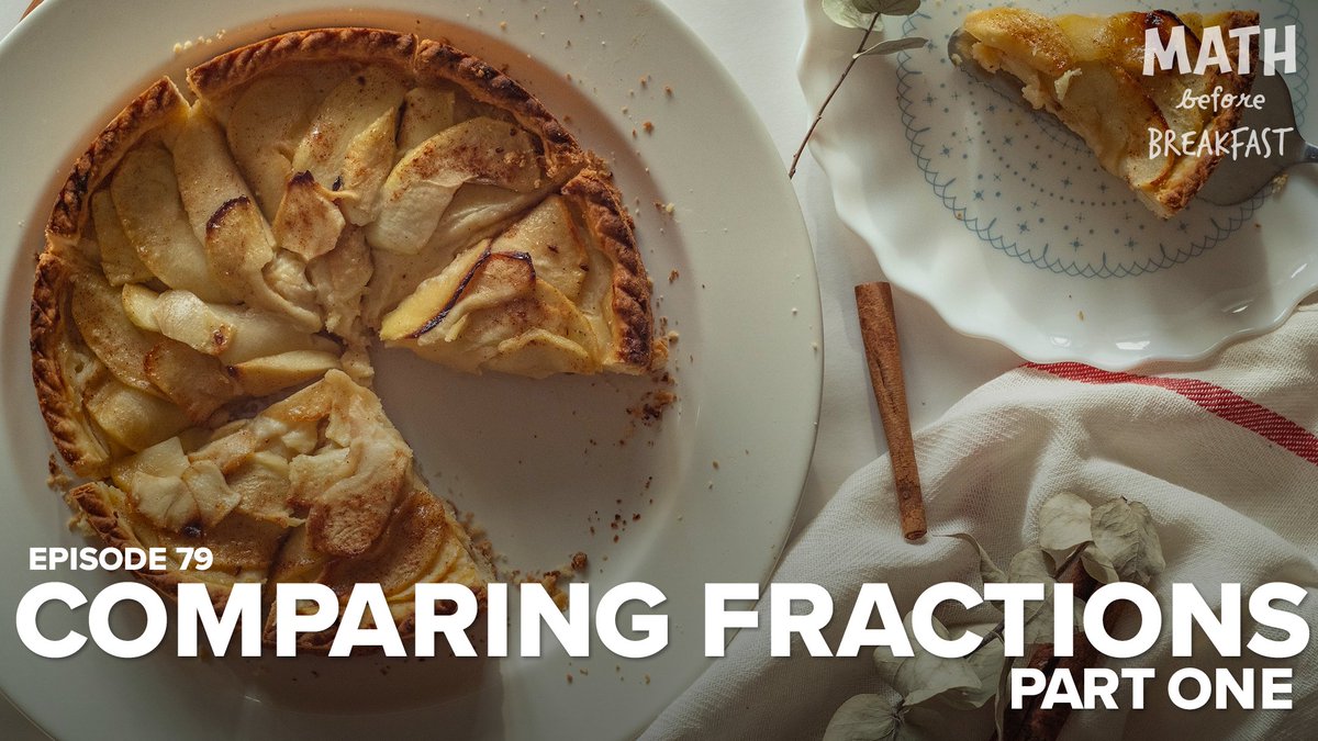 Episode 79 and 80 are up! We share 5+ ways to think about comparing fractions conceptually. 

mathbeforebreakfast.com #mtbos #iteachmath