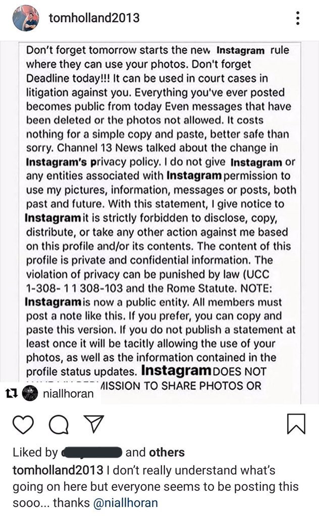 my second hand embarrassment when he posted this only to be clowned by niall saying it was fake 