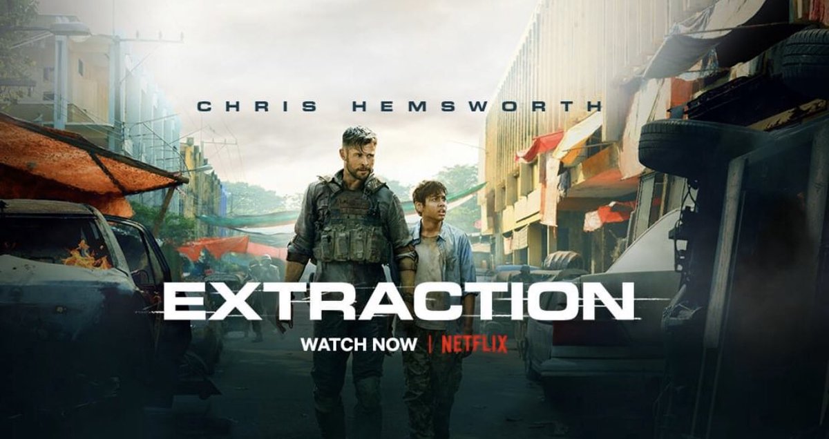 Ratleyland's tweet image. This movie has a lot of action throughout... but a lot of heart as well; in regards to the story it&apos;s trying to tell.

#Extraction #ExtractionMovie #ExtractionNetflix
#Netflix #NetflixMovie #NetflixAndChill
#Movie #MovieNight #MovieReview