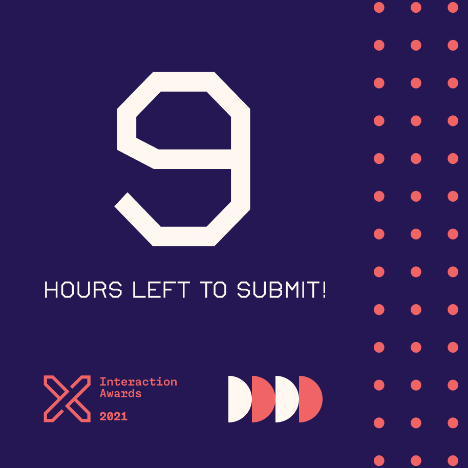 IxDAwards's tweet photo. 9 hours left to submit! We have our countdown coinciding with the @SpaceX and @NASA launch! 😂 You can watch the launch and then get back to working on your submission to the #InteractionAwards! What a wonderful way to celebrate the future of #design! 😊🚀 https://t.co/HafO3CLlJ4