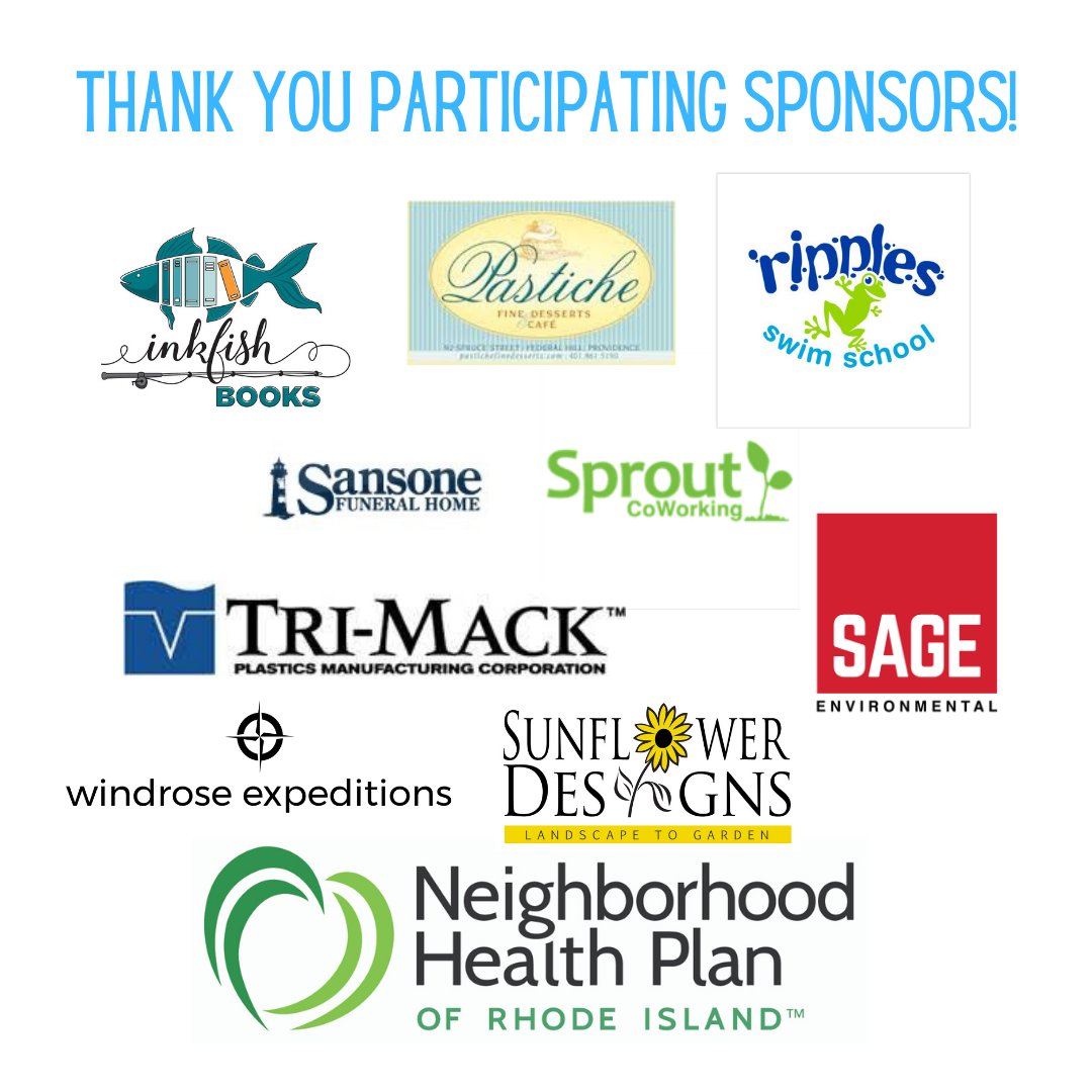 BWEdFoundation's tweet image. Thank you to our Participating Sponsors for your support throughout the year! @NHPRIHealth @PasticheRI @ripples_swim @SproutCoWorking @WindroseMatt