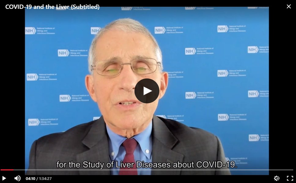 gnioannou's tweet photo. Thanks and kudos to Tony "you are not fired!" Fauci for taking time to address the #aasld2020 at the #TLMdX.
His excellent talk is available here:
https://t.co/wxT5F2Xt9L
For @elizabeth_verna I copied the schedule where she is the speaker after Fauci!! https://t.co/MOXE5IFuDf