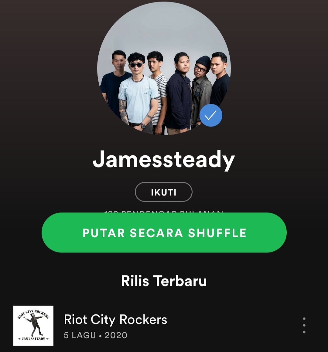 Alhamdulillah rilis juga EP " Riot city rockers " @JamessteadyINA