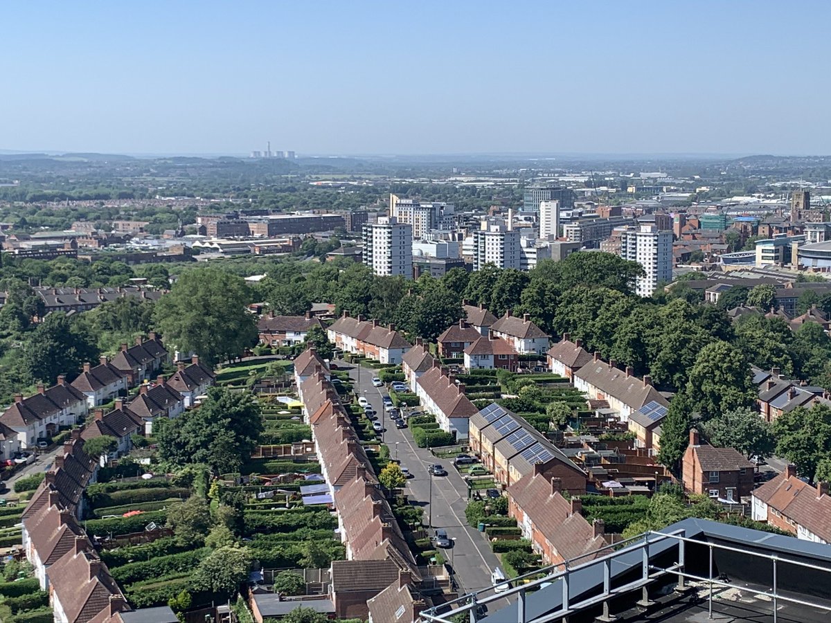 NottsPics's tweet photo. Views from #burrowscourt on a recent work survey - 23 floors up - NG3 https://t.co/gvkIZ0uIFo