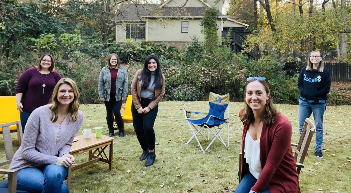 We had a socially distanced get together with 5 of the 7 women meteorologists that work behind the scenes at the <a href="/weatherchannel/">The Weather Channel</a>! <a href="/HeatherZWeather/">Heather Zons</a> @SarahDillingham <a href="/wxjenny_brown/">Jenny Brown</a> <a href="/SamThomaswx/">Samantha Thomas</a> <a href="/EricalopezWX/">Erica López</a> not pictured are <a href="/jillbowx/">Jillian Bohenek</a> and <a href="/wxbritney/">Britney Thee Meteorologist</a> #womeninSTEM #notaweathergirl