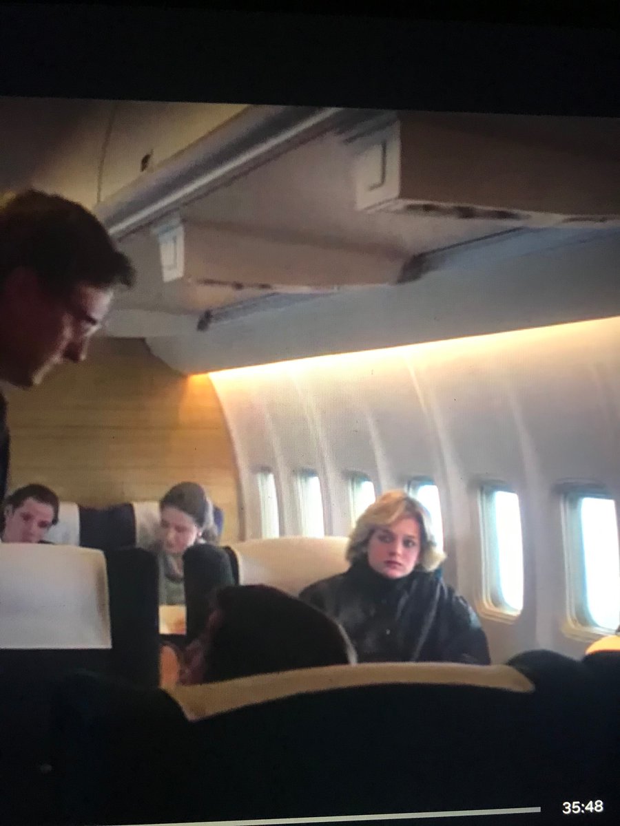 This dress looks like it was based roughly on a Murray Arbeid she wore to a gala a few weeks prior and the pale blue chiffon Catherine Walker. She actually wore this white dress to the factual version of this event