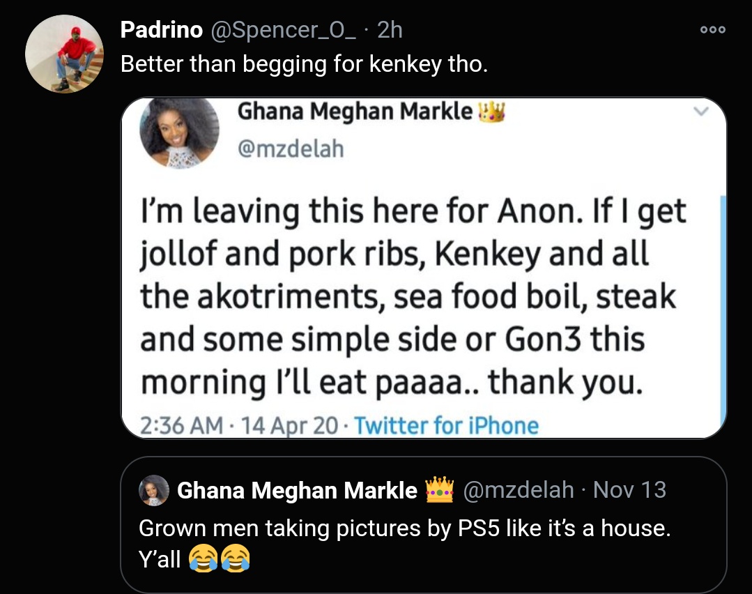 1. From Winter Studios, Summary On Today's Gist: A Thread Former contestant of Miss Malaika, MzDelah, caught the attention of tweeps when she said grown men only take pictures of their PS5 like it's a house. Agenda boys did the Lord's work on her till Kenkey trended.