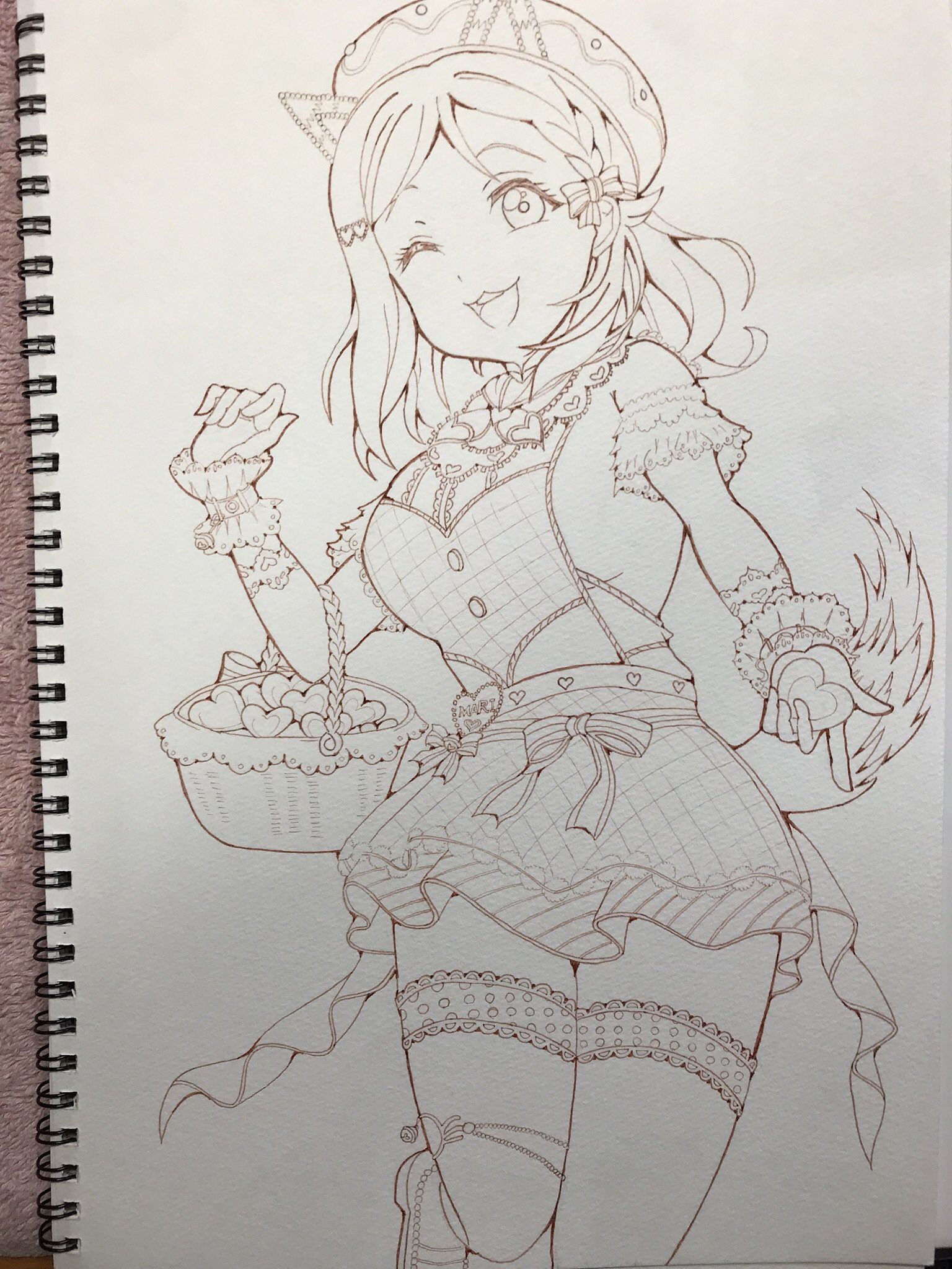 すず 鉛筆 下書き コピックマルチライナー 線画 コピック 色塗り 線画と色塗り一発勝負なのでドキドキ 皆さん線画と塗った後を見せてください すず 鉛筆 下書き コピックマルチライナー 線画 コピック 色塗り 線画と色塗り一発勝負なのでドキドキ 皆さん線画と塗った後を見せてください