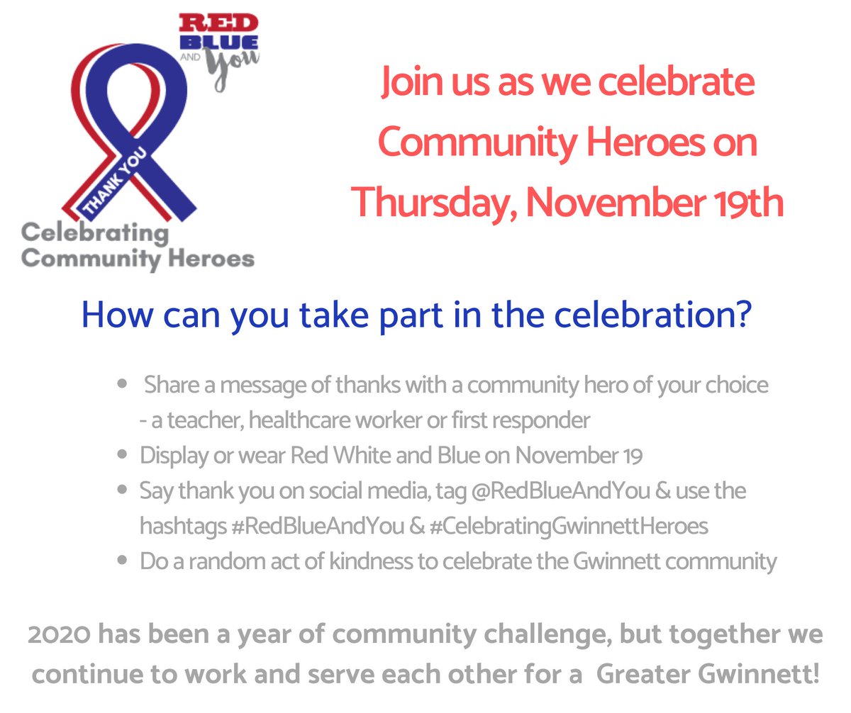 NGMSBulldogs's tweet photo. Join NGMS and Red, Blue &amp; You on Thursday 11/19 in celebrating our teachers!! True community heroes!!! https://t.co/9CrUXKoGoY