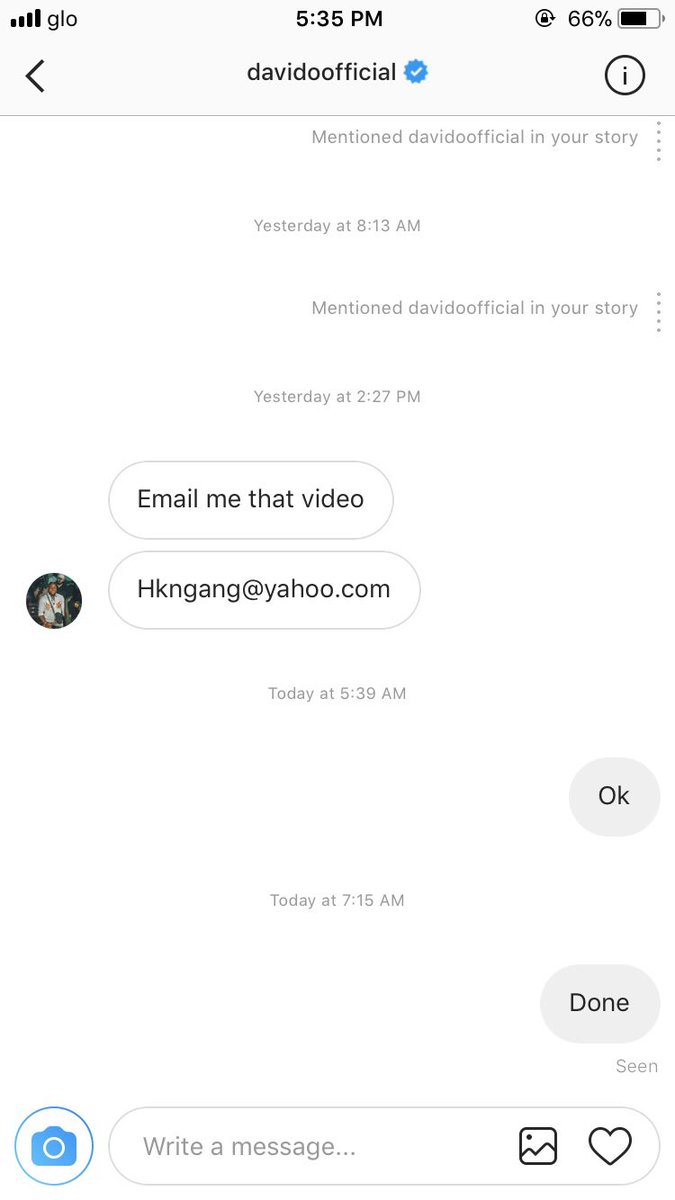 Blaque_Creativ's tweet photo. The first time @davido entered my dm’s mehn I almost passed out when I saw it... Tell me a more down to earth artist.. I’ll wait #ABT https://t.co/4T8uxZYpsW
