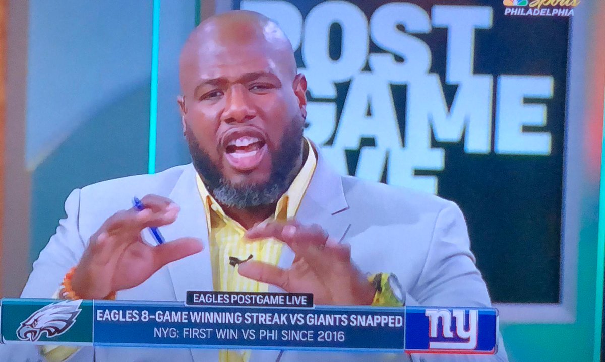 bbrooks72NBCS's tweet photo. Eagles Post Game Live!!
@MikeyMuls @MBarkannNBCS @sethjoyner #RayDiddy @NBCSPhilly https://t.co/X57xLMLgey
