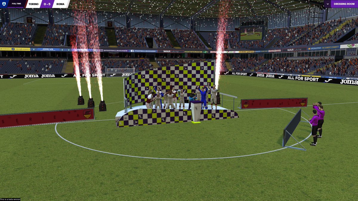 AS Roma Beta SaveSeason 2Serie A - WonCL - 1st Round KnockoutCup - Semi-FinalPlayer Of The YearA superb performance from standout Tammy Abraham38 Games36 Goals34 League Goals in 34 League Games5 Hat TricksSeason 3 - Aim for the Champions League #fm21