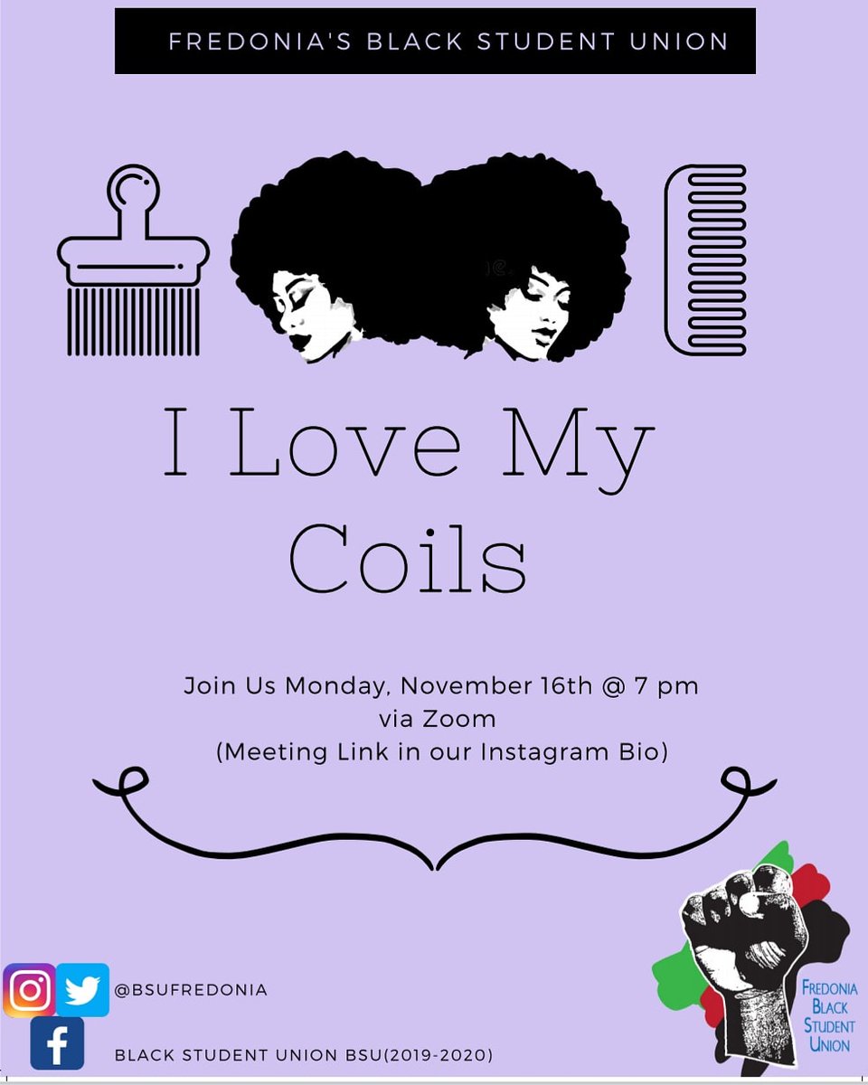 BSUFredonia's tweet photo. Tune in to our next General body meeting tomorrow @ 7pm via zoom. Meeting link in our Instagram bio. https://t.co/Dj7D6wHZhA