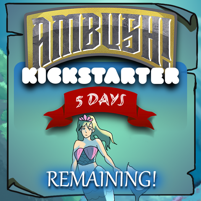 ambushcardgame's tweet photo. Time is running out!!! Help the Ambush! team reach their goal by checking out the link in our bio today!
#boardgames #cardgames #strategy #Kickstarter #fantasy #ambush #cardgames #boardgamesofinstagram #usc #fighton #game #uscgames #boardgameKickstarter #Kickstartergames https://t.co/ZJFUSFPWWE