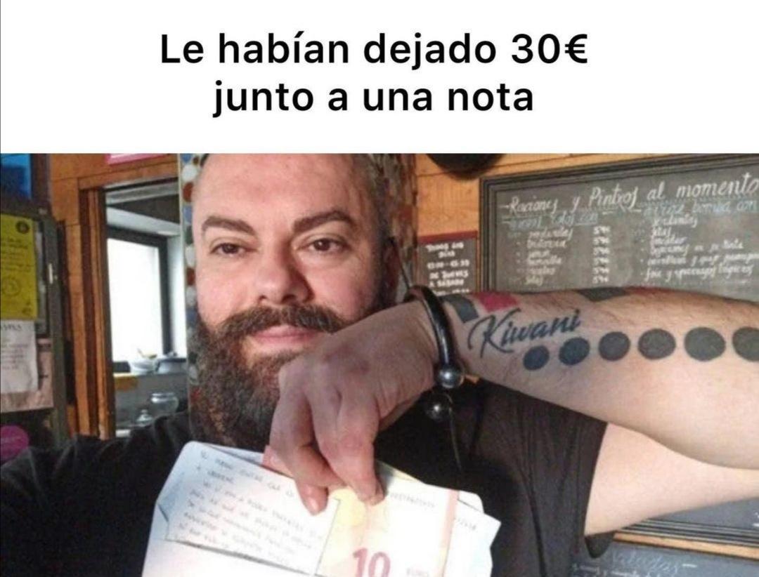soycamarero's tweet photo. Esta historia le ha ocurrido a @patxikiwani en su bar @lavinadesanfrancisco_  por más clientes así 👏👏👏♥️ https://t.co/3s85U0hAcg