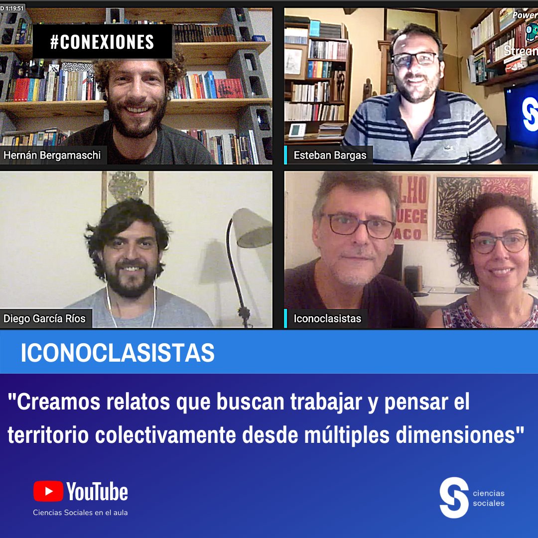 educ_sociales's tweet photo. #CONEXIONES
@iconoclasistas
¿Te lo perdiste? Miralo en nuestro canal de YouTube "Ciencias Sociales en el Aula" Enlace en bio e historia

#iconoclasistas #mapeocolectivo #entrevistas #educacion #escuela #cienciassociales https://t.co/qmKgfCon3b