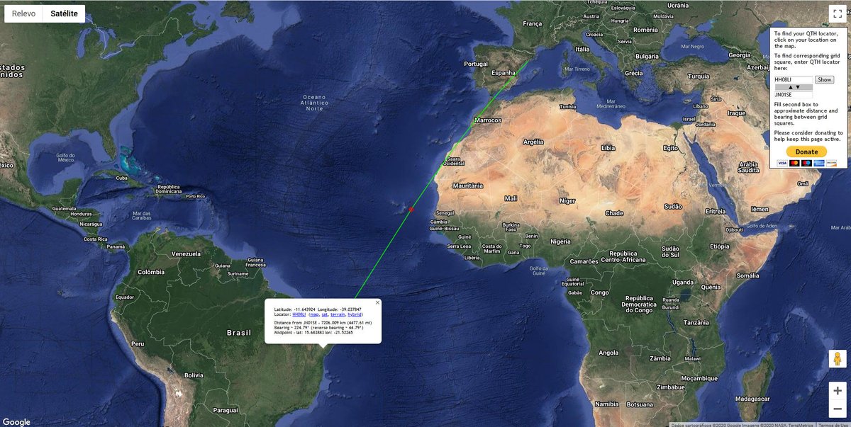 Thanks #EA3CAZ (Josep) for contacting RS-44 orbit #4151 at 15:32z - (7,206Km).