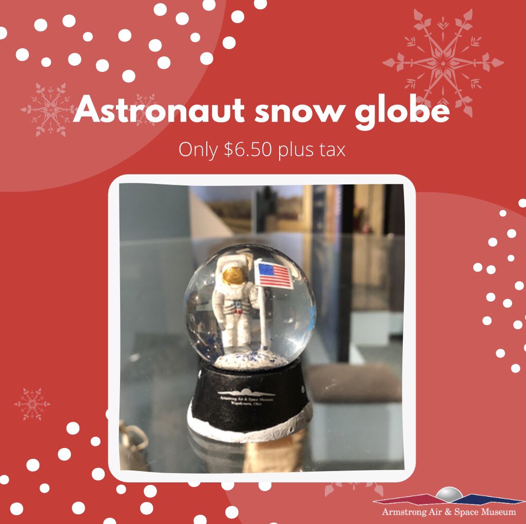 armstrongspace's tweet photo. #SaleSunday Need some holiday gift ideas? Here are some souvenirs that make great gifts from the Armstrong Air & Space Museum!
#NASA #Space #GiftsForHer #GiftsForHim #HolidayShopping #Holidays #Apollo11 #Armstrong https://t.co/NkyiI0Go8v
