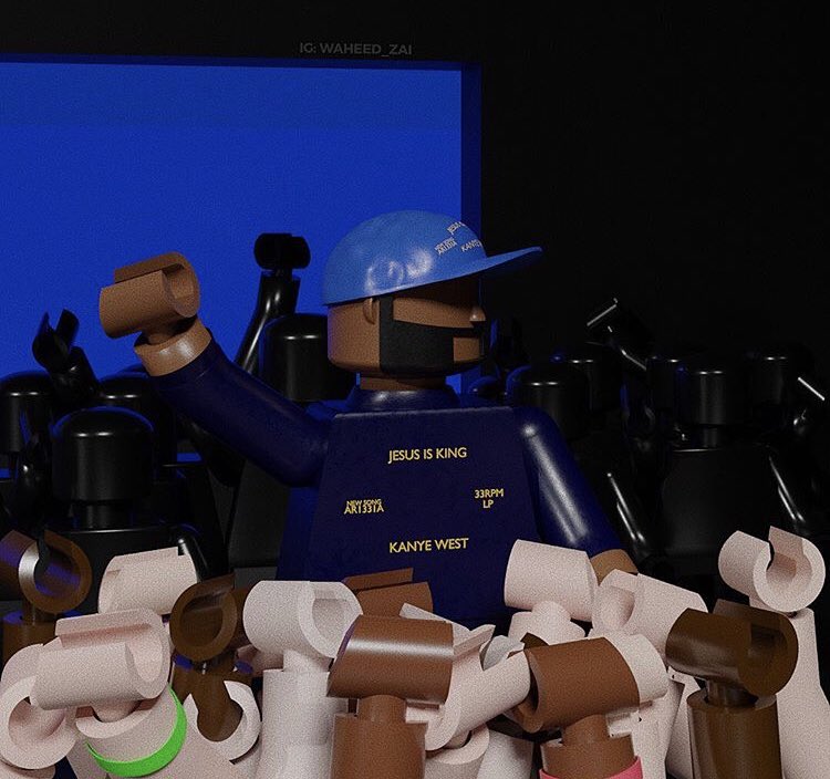 Kanye West as LEGOs (1/7 a thread )
