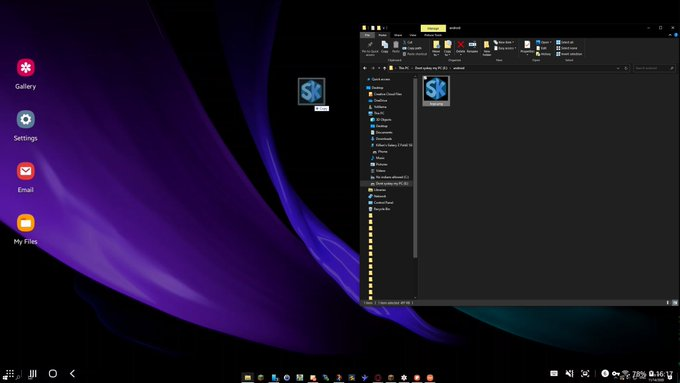...your phone to your PC (It'll also require you to turn off "Link to Windows" or "Your Phone") but basically, for those who don't know, it will "transform" your phone into a PC-like experience. This supports drag and drop from your PC to DeX and vice-versa. Using this, you...