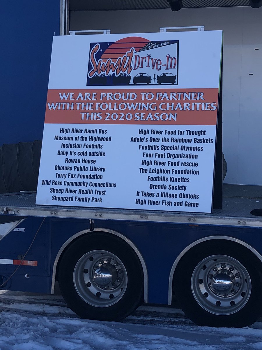HighRivergal's tweet photo. A great celebration of a successful first year at the Sunset Drive-In. 21 organizations received a share of $21,000 raised during this Season, a great opportunity to raise funds to help them continue to do great work in our community. #SunsetDriveIn #volunteers #HighRiver https://t.co/YnPVdzCE0m