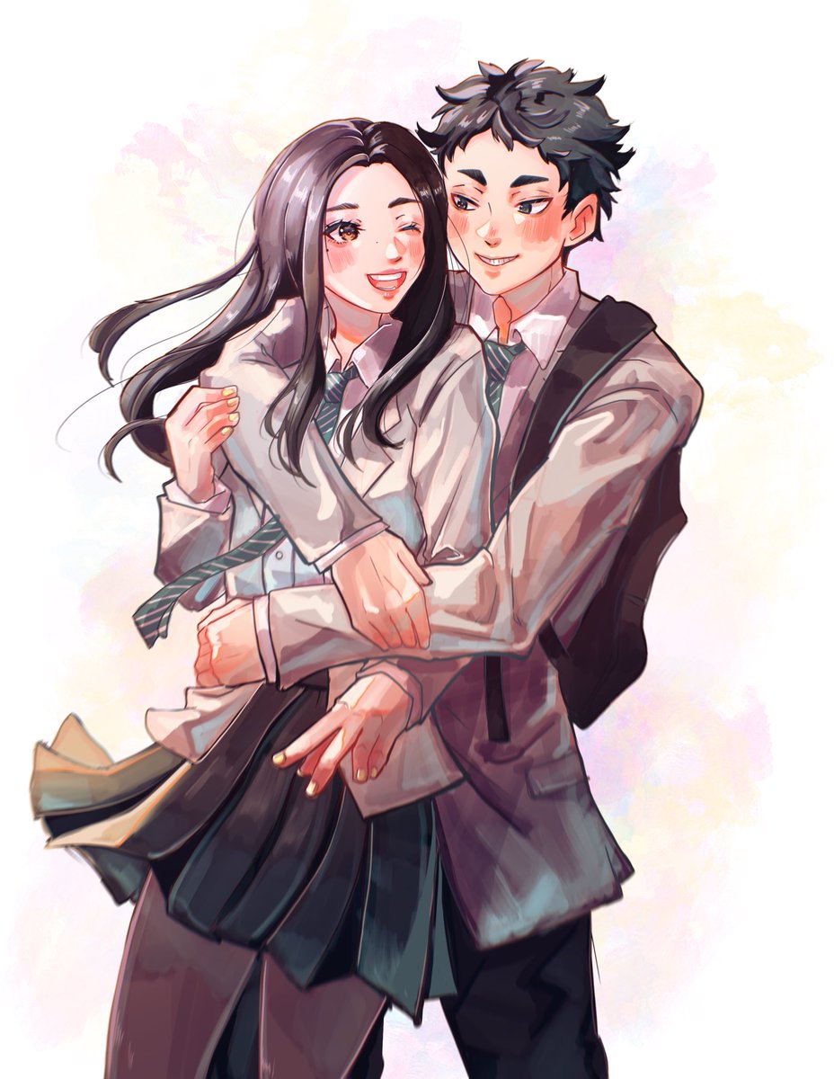 claudiwadi's tweet photo. My Twitter is basically dead so here’s a commission drop lol

Some Haikyuu boys and Dorohedoro gals https://t.co/UHS7RgjJsG